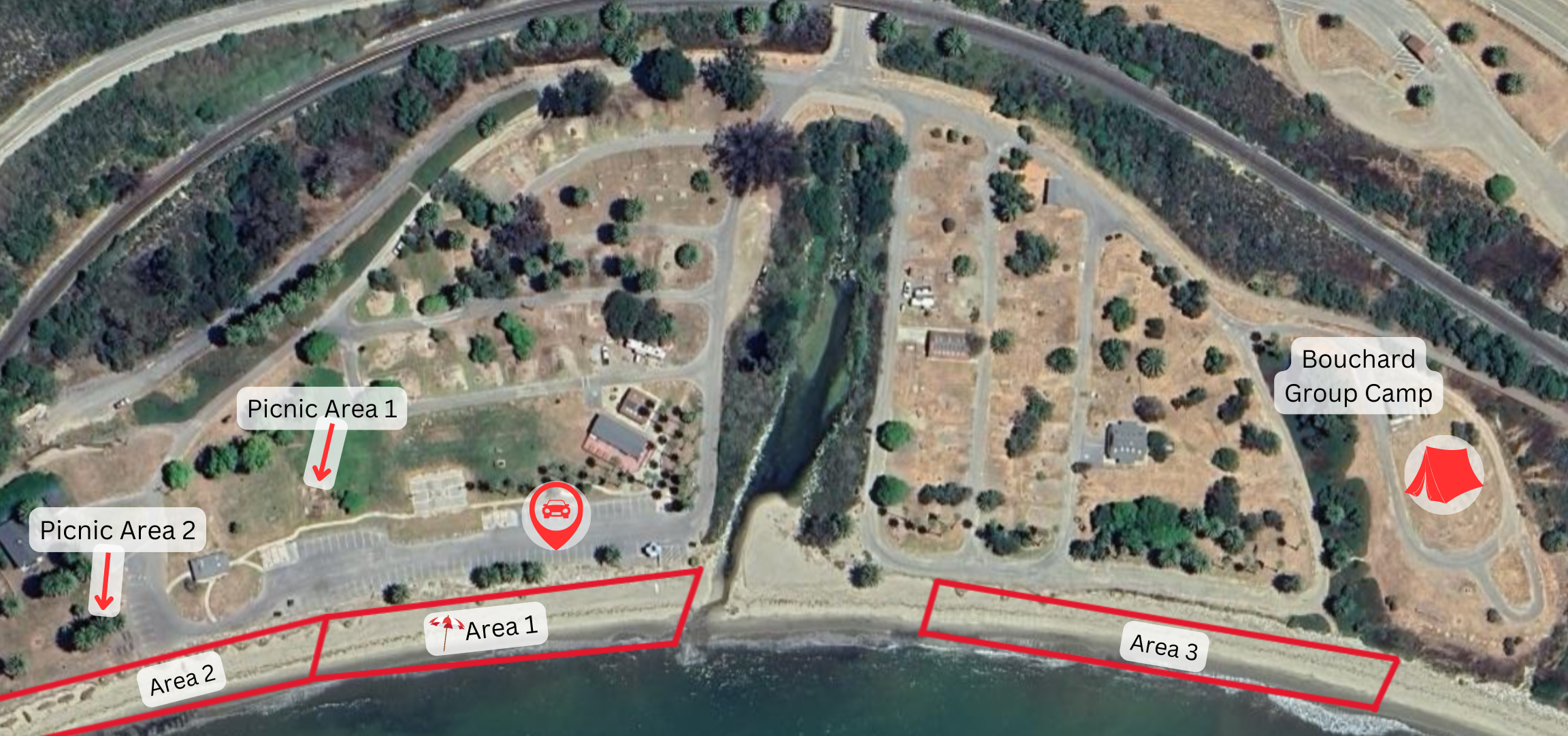 beach map